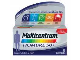Multicentrum Hombre 50+ multivitamínico 90 comprimidos Imagen del producto Multicentrum Hombre 50+ multivitamínico 90 comprimidos