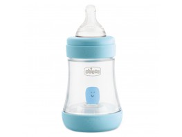 Chicco Perfect5 biberón silicona azul 0m+ 150ml Imagen del producto Chicco Perfect5 biberón silicona azul 0m+ 150ml