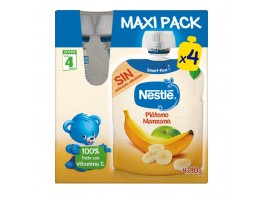 Nestlé Bolsita plátano y manzana 4x90 g Imagen del producto Nestlé Bolsita plátano y manzana 4x90 g
