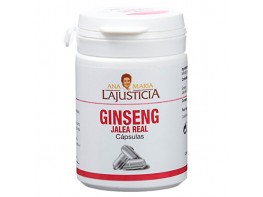 GINSENG + JALEA REAL 60 CAP LAJUSTICIA Imagen del producto GINSENG + JALEA REAL 60 CAP LAJUSTICIA