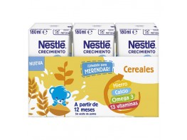 Nestlé Junior crecimiento +1 cereal 3x180ml Imagen del producto Nestlé Junior crecimiento +1 cereal 3x180ml