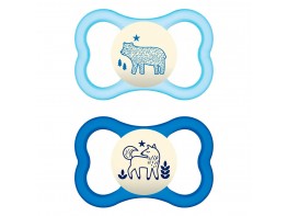 Mam baby chupete air 6+ azul silicona Imagen del producto Mam baby chupete air 6+ azul silicona