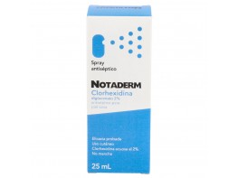 Notaderm Clorhexidina spray antiséptico 25ml Imagen del producto Notaderm Clorhexidina spray antiséptico 25ml