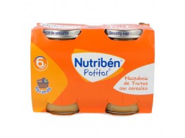 Nutribén Potitos Macedonia de frutas con cereales
2x190g Imagen del producto Nutribén Potitos Macedonia de frutas con cereales
2x190g