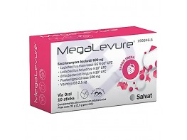 Megalevure sabor fresa 10 sticks Imagen del producto Megalevure sabor fresa 10 sticks