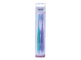 Lacer DUPLO Cepillo medio + Cepillo viaje Imagen del producto Lacer DUPLO Cepillo medio + Cepillo viaje