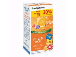 Arkopharma vitamina C y D3 1000 2x20 comprimidos Imagen del producto Arkopharma vitamina C y D3 1000 2x20 comprimidos