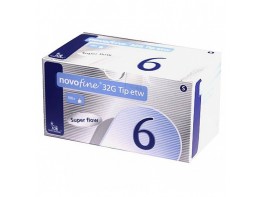 Novofine agujas 32G (0,23/0,25x4MM) 100u Imagen del producto Novofine agujas 32G (0,23/0,25x4MM) 100u