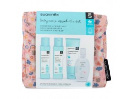 Suavinex Baby Care Essential set de viaje tela rosa Imagen del producto Suavinex Baby Care Essential set de viaje tela rosa