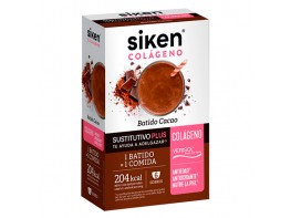 Siken batido sustitutivo cacao y colágeno 6 sobres Imagen del producto Siken batido sustitutivo cacao y colágeno 6 sobres