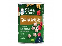 Nestle gerber snack organic cereales y frambuesa Imagen del producto Nestle gerber snack organic cereales y frambuesa