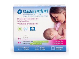 Discos de lactancia de tela lavables farmaconfort Imagen del producto Discos de lactancia de tela lavables farmaconfort