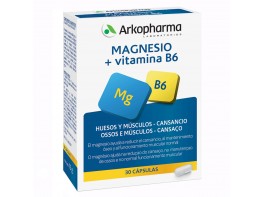 Arkovital Magnesio 375mg + Vitamina B6 2 x 21 comprimidos Imagen del producto Arkovital Magnesio 375mg + Vitamina B6 2 x 21 comprimidos