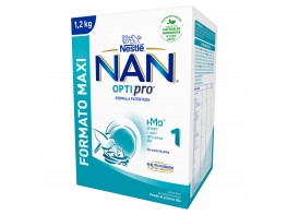 Nestlé Nan 1 optipro biberón 1, 200 2x600 Imagen del producto Nestlé Nan 1 optipro biberón 1, 200 2x600