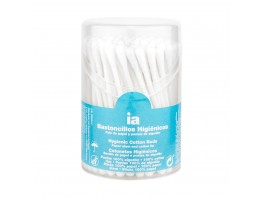 Interapothek bastoncillos con palo de papel bote 100uds Imagen del producto Interapothek bastoncillos con palo de papel bote 100uds