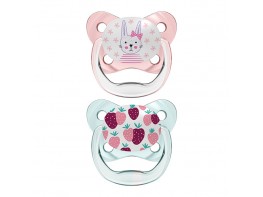 Dr.Brown's chupete prevent mariposa rosa t/1 0-6m Imagen del producto Dr.Brown's chupete prevent mariposa rosa t/1 0-6m