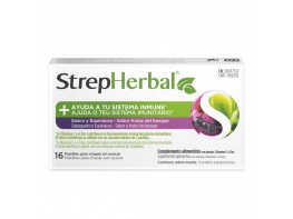 Strepherbal sauco y equinacea 16 pastillas Imagen del producto Strepherbal sauco y equinacea 16 pastillas