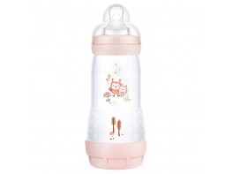 Mam baby biberón anti-cólico matt rosa 320ml Imagen del producto Mam baby biberón anti-cólico matt rosa 320ml