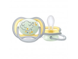 Avent chupete ultra air nocturno neutro +18 meses Imagen del producto Avent chupete ultra air nocturno neutro +18 meses
