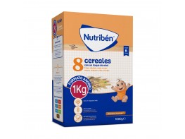 Nutriben 8 cereales miel 1000gr Imagen del producto Nutriben 8 cereales miel 1000gr