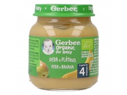 Nestle geber organic pera platano tarro 125gr Imagen del producto Nestle geber organic pera platano tarro 125gr