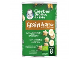 Nestle gerber organic puff cereales con plátano Imagen del producto Nestle gerber organic puff cereales con plátano