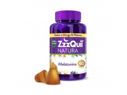 ZzzQuil NATURA gummies Plátano y Mango de Melatonina 1mg y Valeriana
60u. Imagen del producto ZzzQuil NATURA gummies Plátano y Mango de Melatonina 1mg y Valeriana
60u.