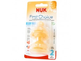 Nuk Fc+ tetina ancha de látex talla M 2u Imagen del producto Nuk Fc+ tetina ancha de látex talla M 2u