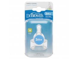 Dr.Brown's tetina options +3 meses 2u Imagen del producto Dr.Brown's tetina options +3 meses 2u