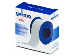 ESPARADRAPO GALENO TELA BLANCO 5X1,5CM. Imagen del producto ESPARADRAPO GALENO TELA BLANCO 5X1,5CM.