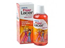 Lacer colutorio flúor fresa 0,05% 500ml Imagen del producto Lacer colutorio flúor fresa 0,05% 500ml