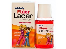 Lacer Colutorio Fluor Fresa 0,2 100ml Imagen del producto Lacer Colutorio Fluor Fresa 0,2 100ml