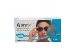 TAPONES OIDO FEBREDOL SILICONA 2 UDS Imagen del producto TAPONES OIDO FEBREDOL SILICONA 2 UDS