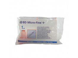 B.D. Jeringa insulina 1ml u-100 10u Imagen del producto B.D. Jeringa insulina 1ml u-100 10u