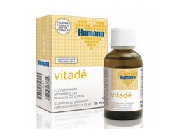 Humana Vitade Vitamina D3 15ml. Imagen del producto Humana Vitade Vitamina D3 15ml.