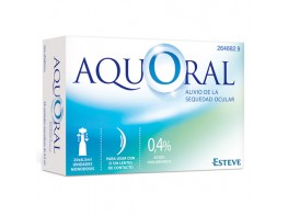 Aquoral colirio lubricante ocular 20 monodosis Imagen del producto Aquoral colirio lubricante ocular 20 monodosis