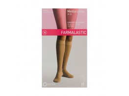 Farmalastic Media corta blonda negro t/p Imagen del producto Farmalastic Media corta blonda negro t/p