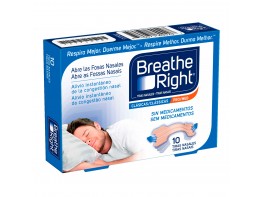 BREATHE RIGHT TIRA NASAL PEQ/MED 10 UND Imagen del producto BREATHE RIGHT TIRA NASAL PEQ/MED 10 UND