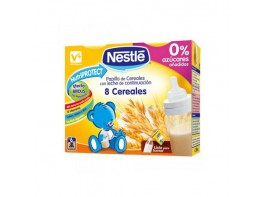 Nestlé Papilla líquida 8 cereales 2x250ml Imagen del producto Nestlé Papilla líquida 8 cereales 2x250ml