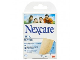 Nexcare Textile Strips tiras adhesivas 10x6cm 5u Imagen del producto Nexcare Textile Strips tiras adhesivas 10x6cm 5u