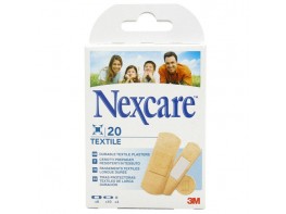 NEXCARE TEXTILE STRIPS 20 TIRAS SURTIDAS Imagen del producto NEXCARE TEXTILE STRIPS 20 TIRAS SURTIDAS