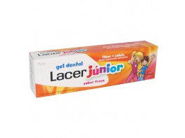 Lacer junior gel dental fresa 75ml Imagen del producto Lacer junior gel dental fresa 75ml