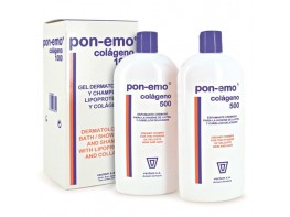 Pon-emo colageno gel/champú 2x500ml Imagen del producto Pon-emo colageno gel/champú 2x500ml