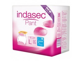 Indasec pant plus talla grande 12 unidades Imagen del producto Indasec pant plus talla grande 12 unidades
