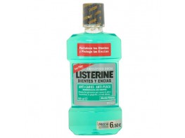 Listerine dientes y encías menta 500ml Imagen del producto Listerine dientes y encías menta 500ml