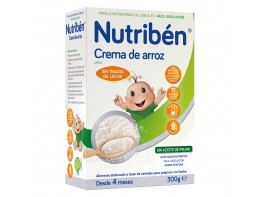 Nutribén Crema arroz sin gluten 300gr Imagen del producto Nutribén Crema arroz sin gluten 300gr