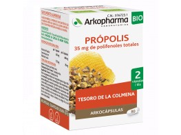 Arkopharma Arkocápsulas própolis bio 80 cápsulas Imagen del producto Arkopharma Arkocápsulas própolis bio 80 cápsulas