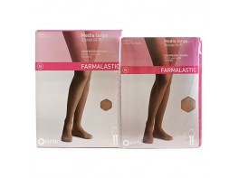 MEDIA FARMALASTIC LARGA BLON CN BEIG T/R Imagen del producto MEDIA FARMALASTIC LARGA BLON CN BEIG T/R
