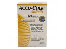 SOFTCLIX II 200 LANCETAS ROCHE Imagen del producto SOFTCLIX II 200 LANCETAS ROCHE