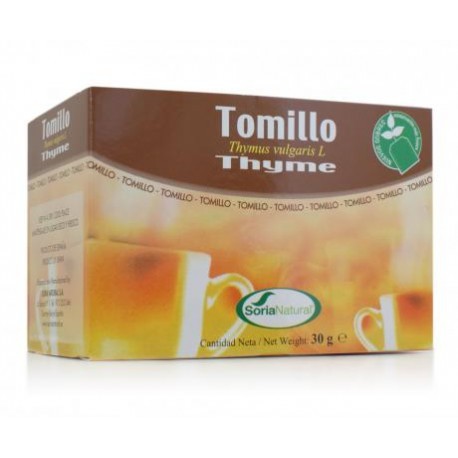 Soria Natural infusión tomillo 20 filtros Imagen de Soria Natural infusión tomillo 20 filtros